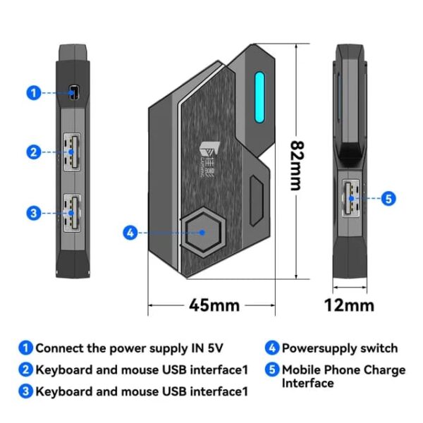 موس و کیبورد موبایل مدل mix Elite